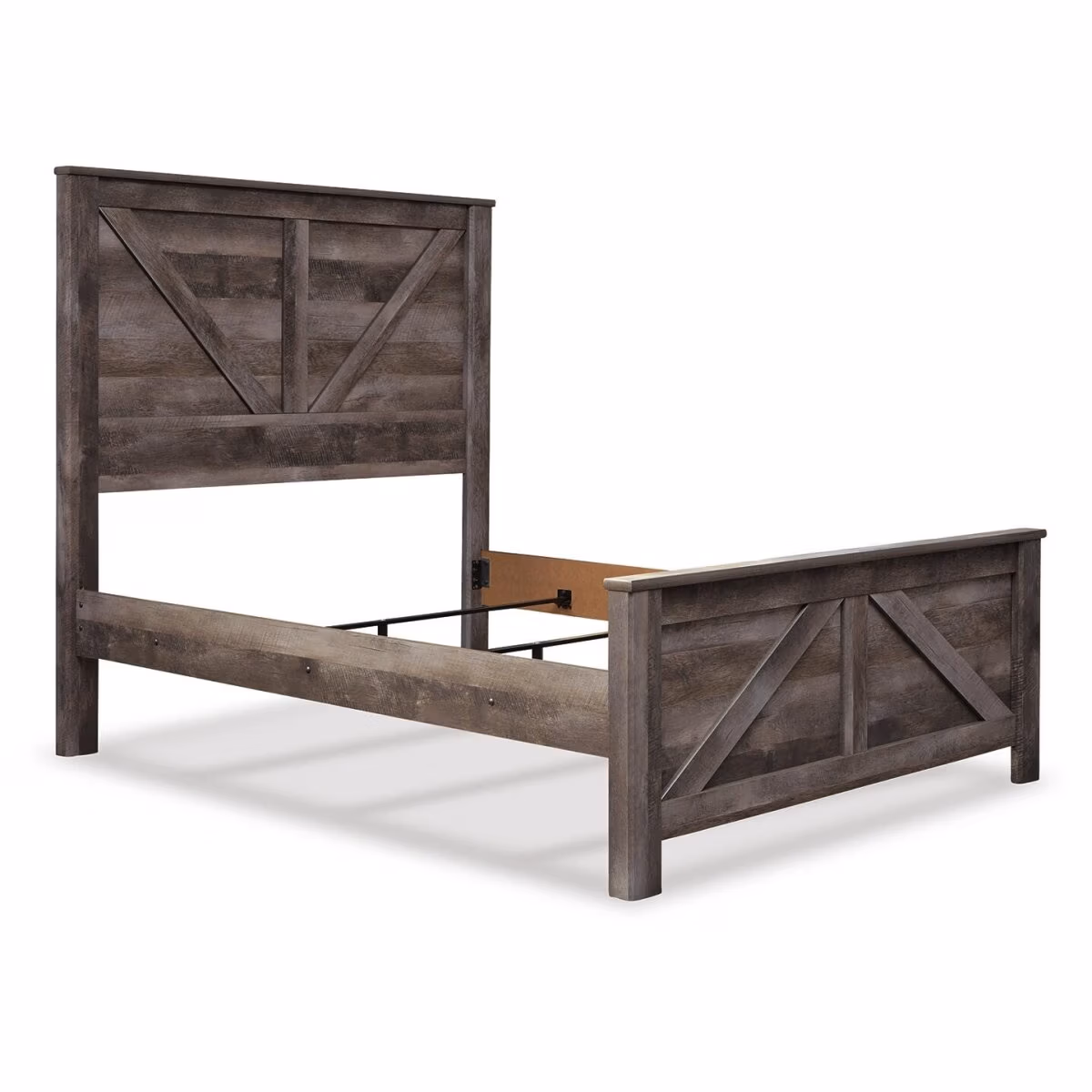 Wynnlow Queen Crossbuck Panel Bed, Chest and Nightstand - Image 4