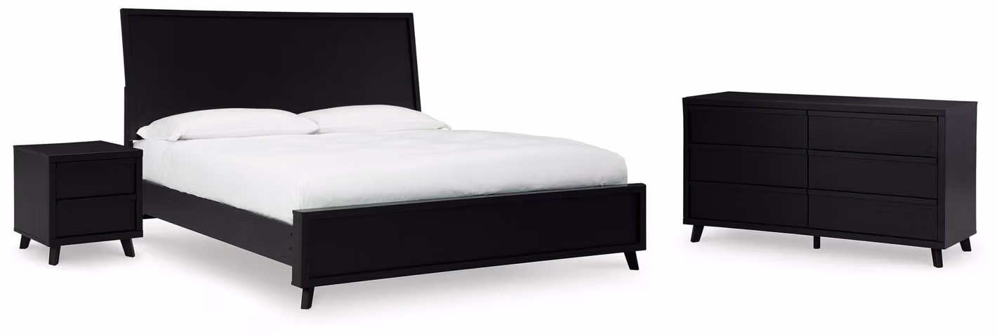 72115583ffffca8f4e458f21af410904 Danziar King Panel Bed, Dresser and Nightstand - Image 1