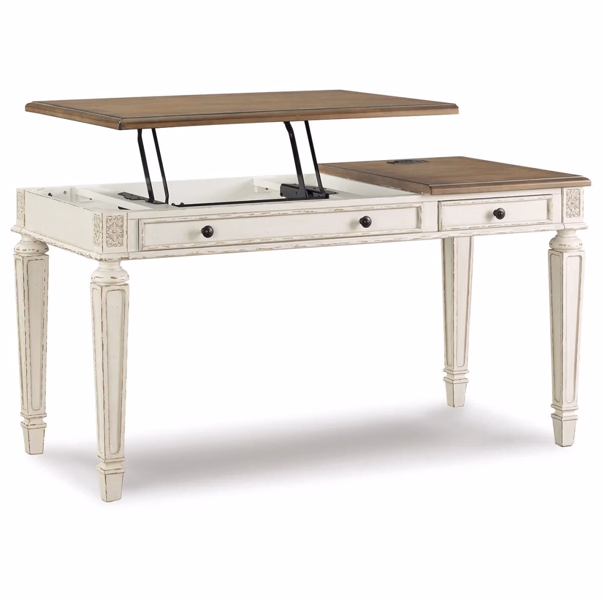 Realyn Lift-top Desk, L-shaped Desk and 4 Bookcases - Image 9