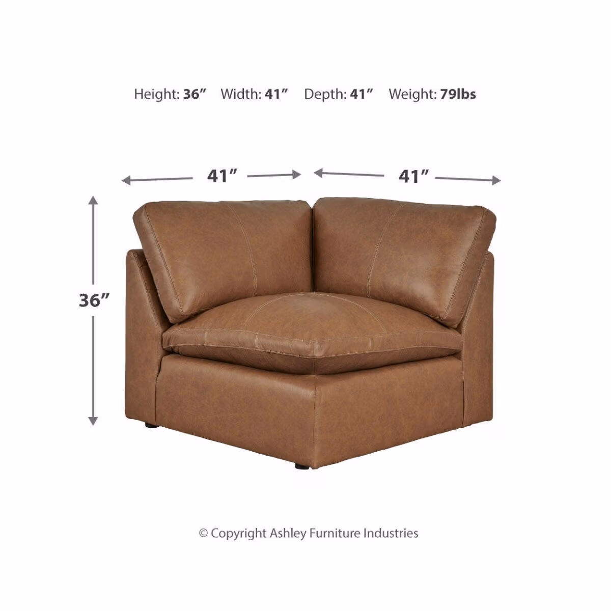 Emilia 5-Piece Sectional and Ottoman - Image 23