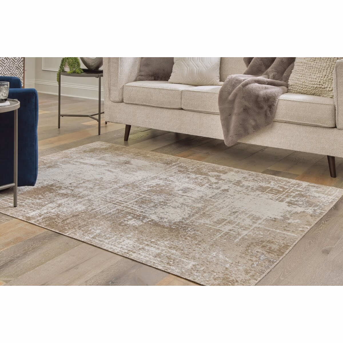 Grifflain 5'1" x 7' Washable Rug - Image 3