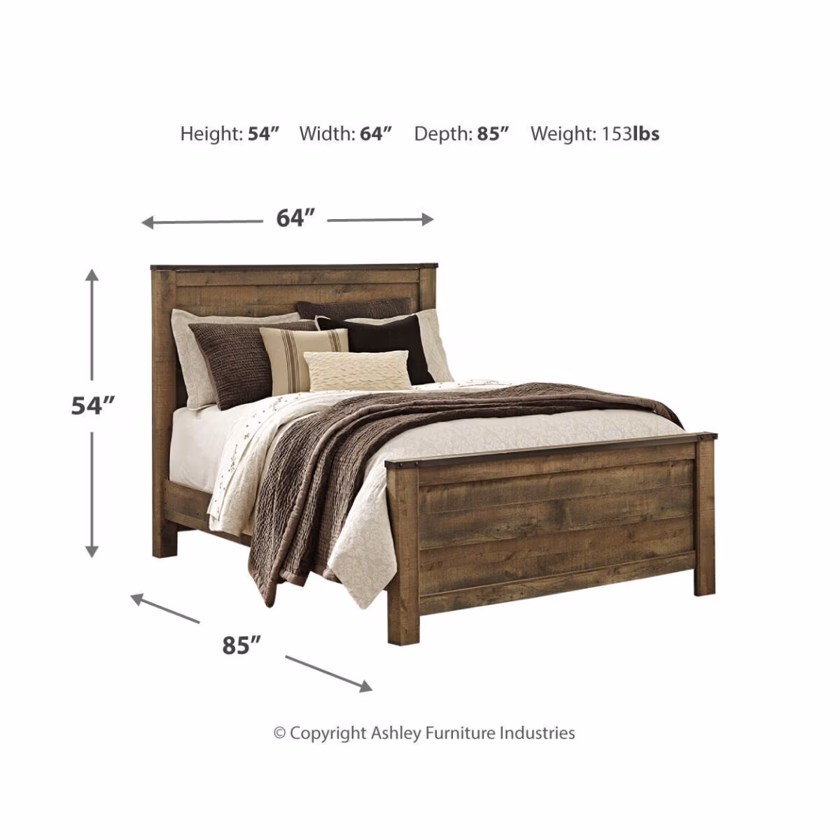 Trinell Queen Panel Bed and Nightstand - Image 7