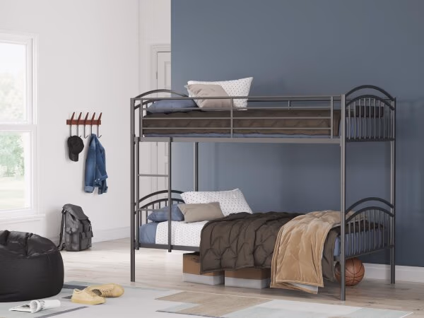 Lanceburg Twin over Twin Bunk Bed with Ladder - Image 2