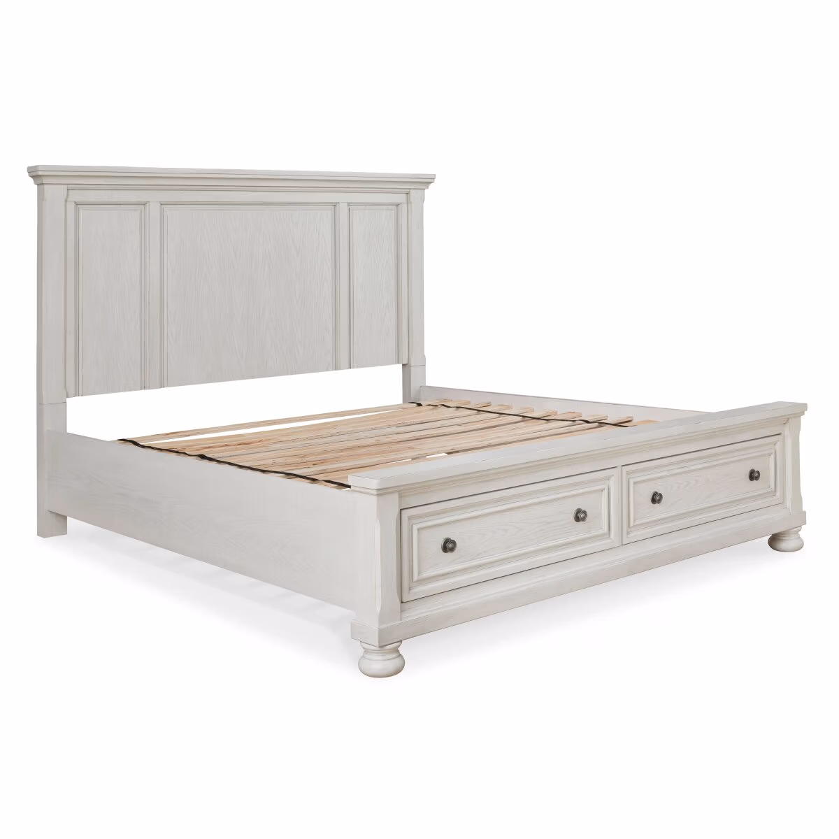 Robbinsdale Queen Storage Bed, Dresser, Mirror and Nightstand - Image 4