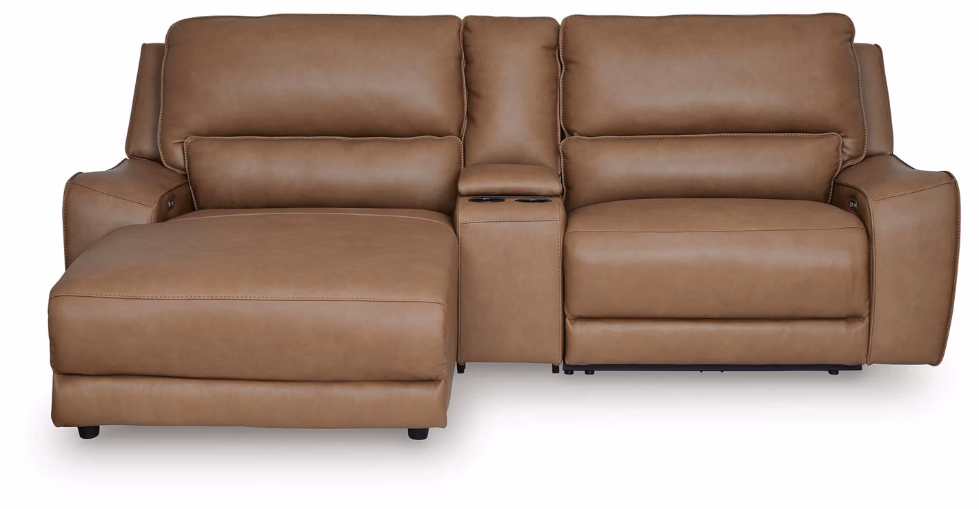 DeepWakes 3-Piece Power Reclining Sectional with Chaise