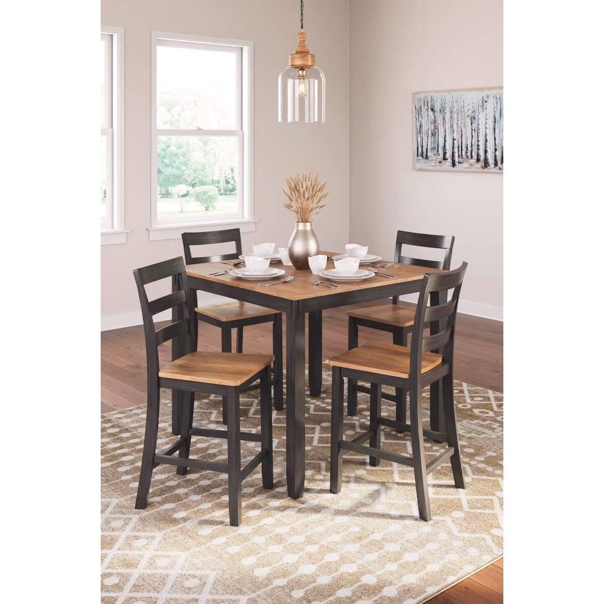 Gesthaven Counter Height Dining Table and 4 Barstools (Set of 5) - Image 6