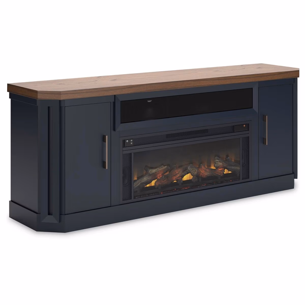 Landocken 83" TV Stand with Electric Fireplace - Image 2