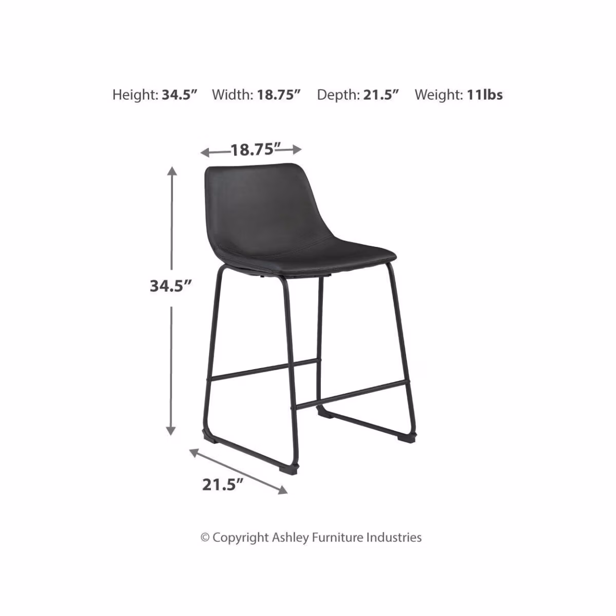 Centiar Counter Height Bar Stool - Image 5