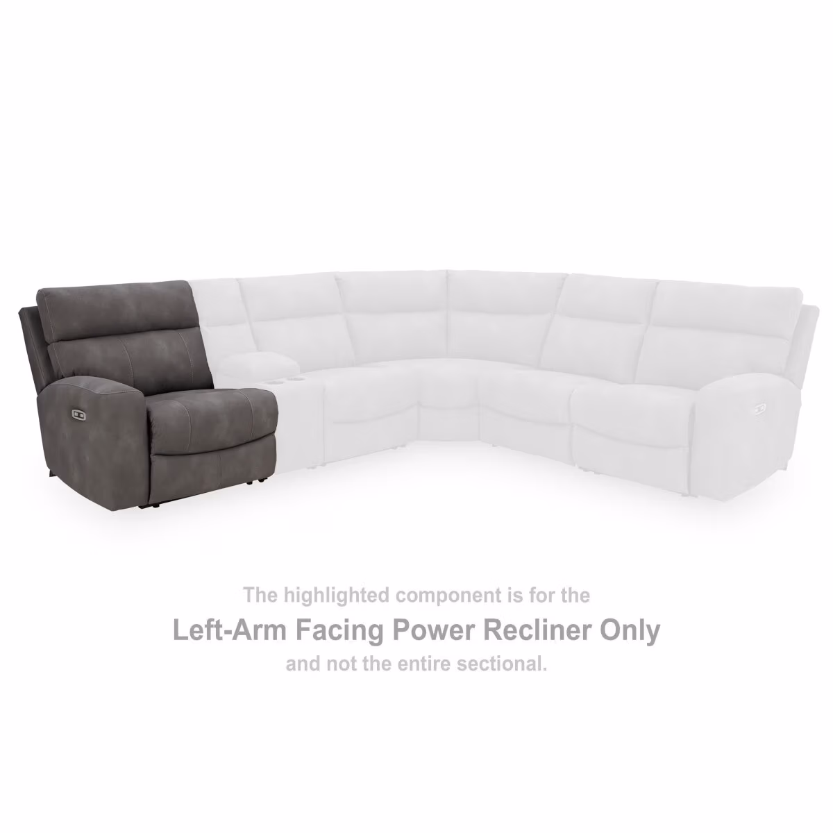 Next-Gen Durapella Left-Arm Facing Power Recliner - Image 3