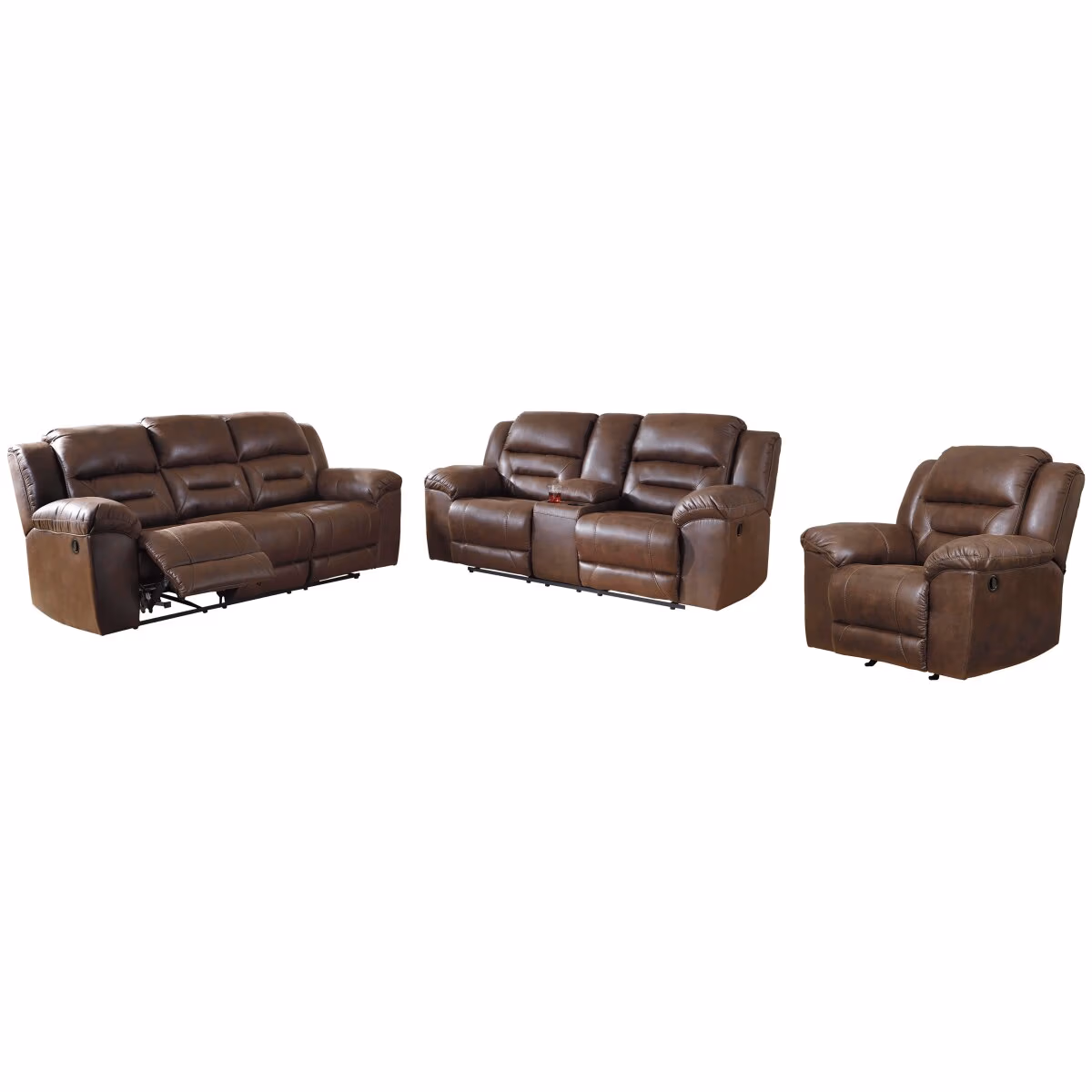 Stoneland Reclining Sofa, Loveseat and Recliner - Image 2