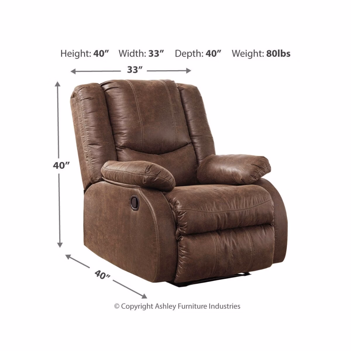 Bladewood Recliner - Image 5
