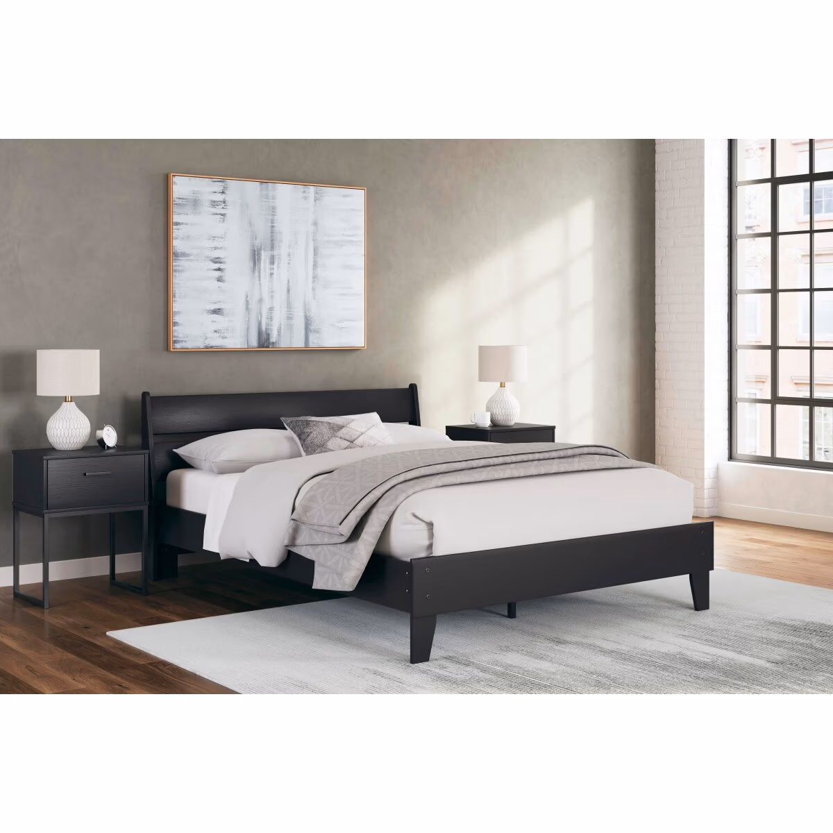 Socalle Queen Panel Platform Bed - Image 3