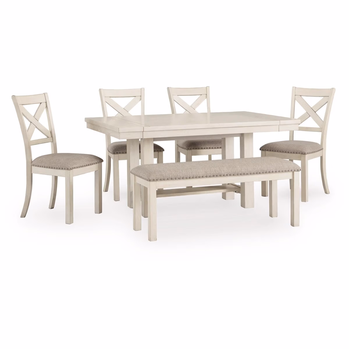 Robbinsdale Dining Table, 4 Chairs and Bench - Image 3
