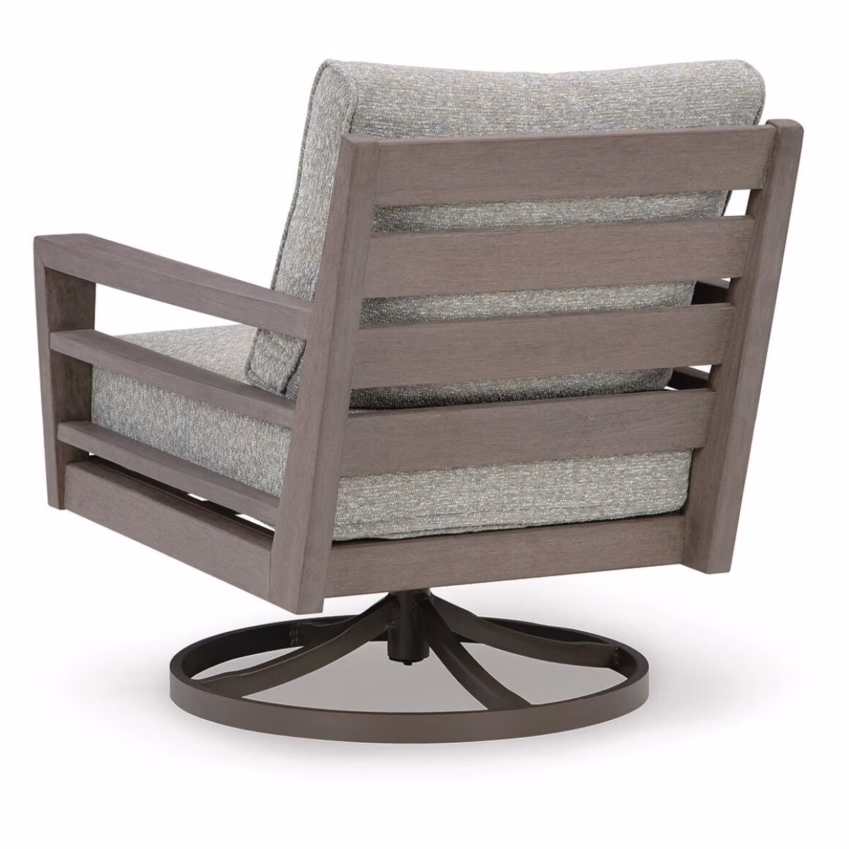 Hillside Barn Outdoor Swivel Lounge with Cushion - Image 6