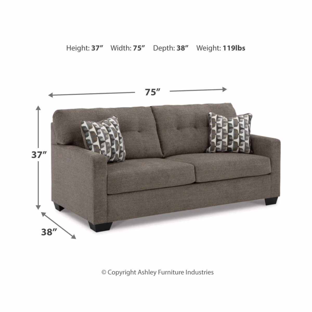 Mahoney Sofa and Loveseat - Image 12