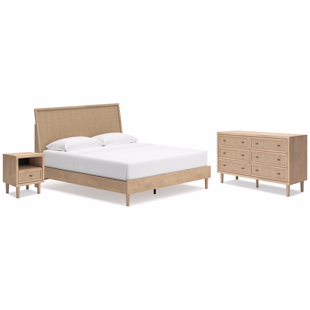 Cielden King Panel Bed, Dresser and Nightstand - Image 2