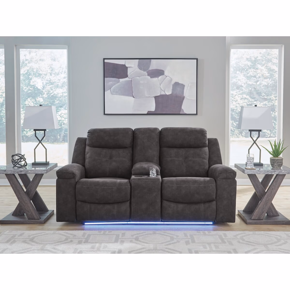 Brysonview Reclining Loveseat with Console - Image 8