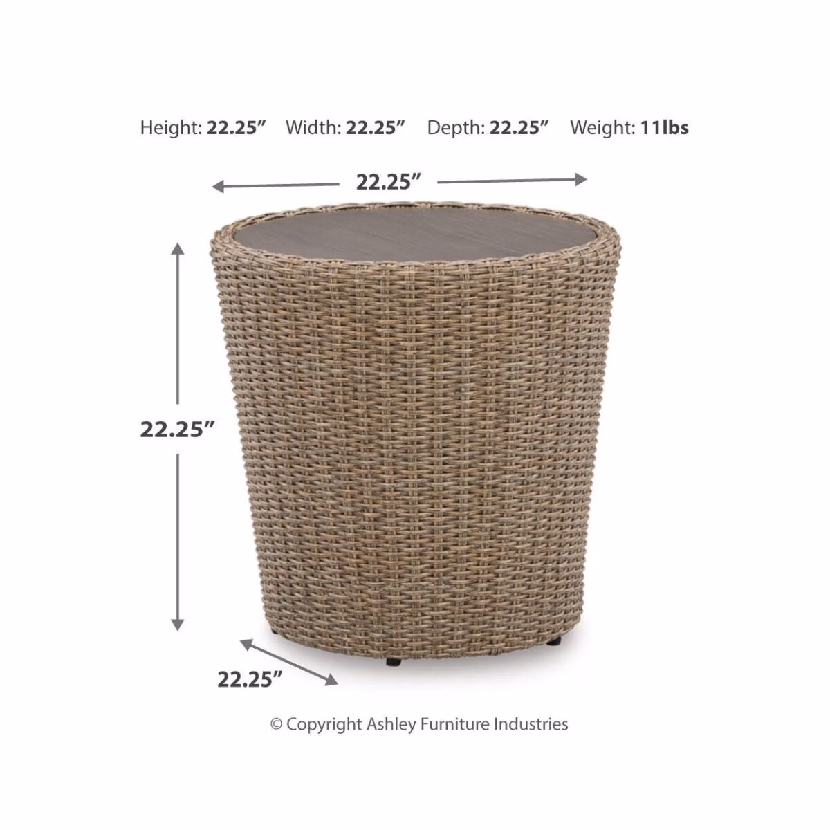 Danson 2 Swivel Lounge Chairs and End Table - Image 5