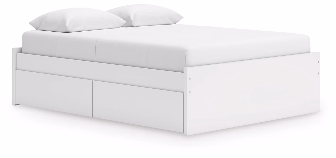 7bfba6e495bda2598ca25beb2672bed3 Onita Queen Platform Bed with 1 Side Storage - Image 1