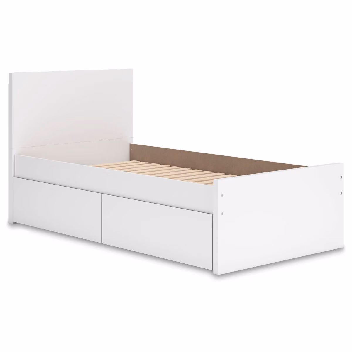 Onita Twin Panel Platform Bed with 1 Side Storage - Image 4