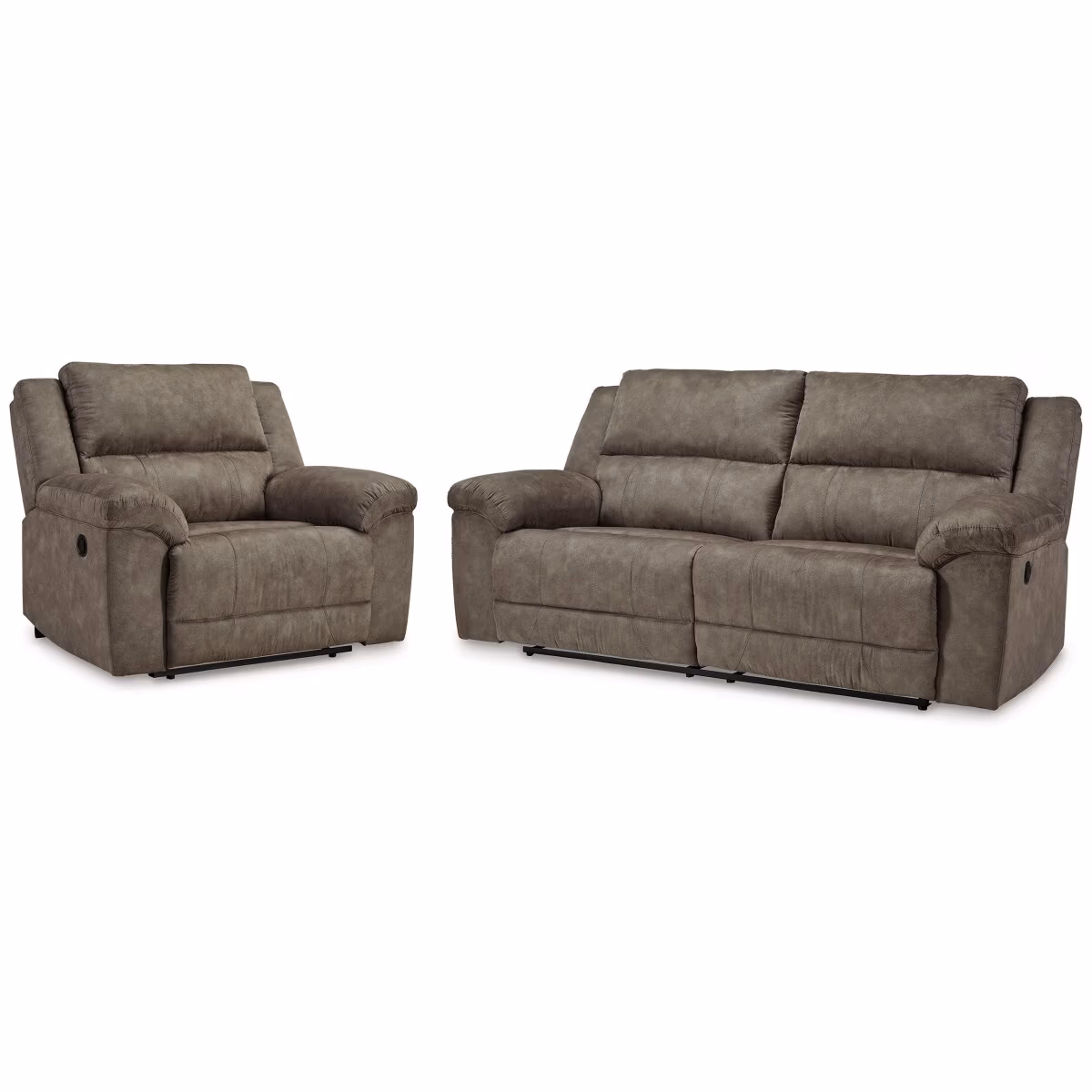 Laresview Reclining Sofa and Oversized Recliner - Image 2