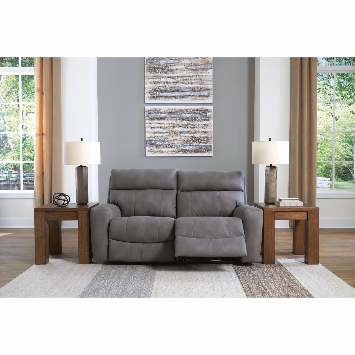 Next-Gen Durapella 2-Piece Power Reclining Sectional Loveseat - Image 4