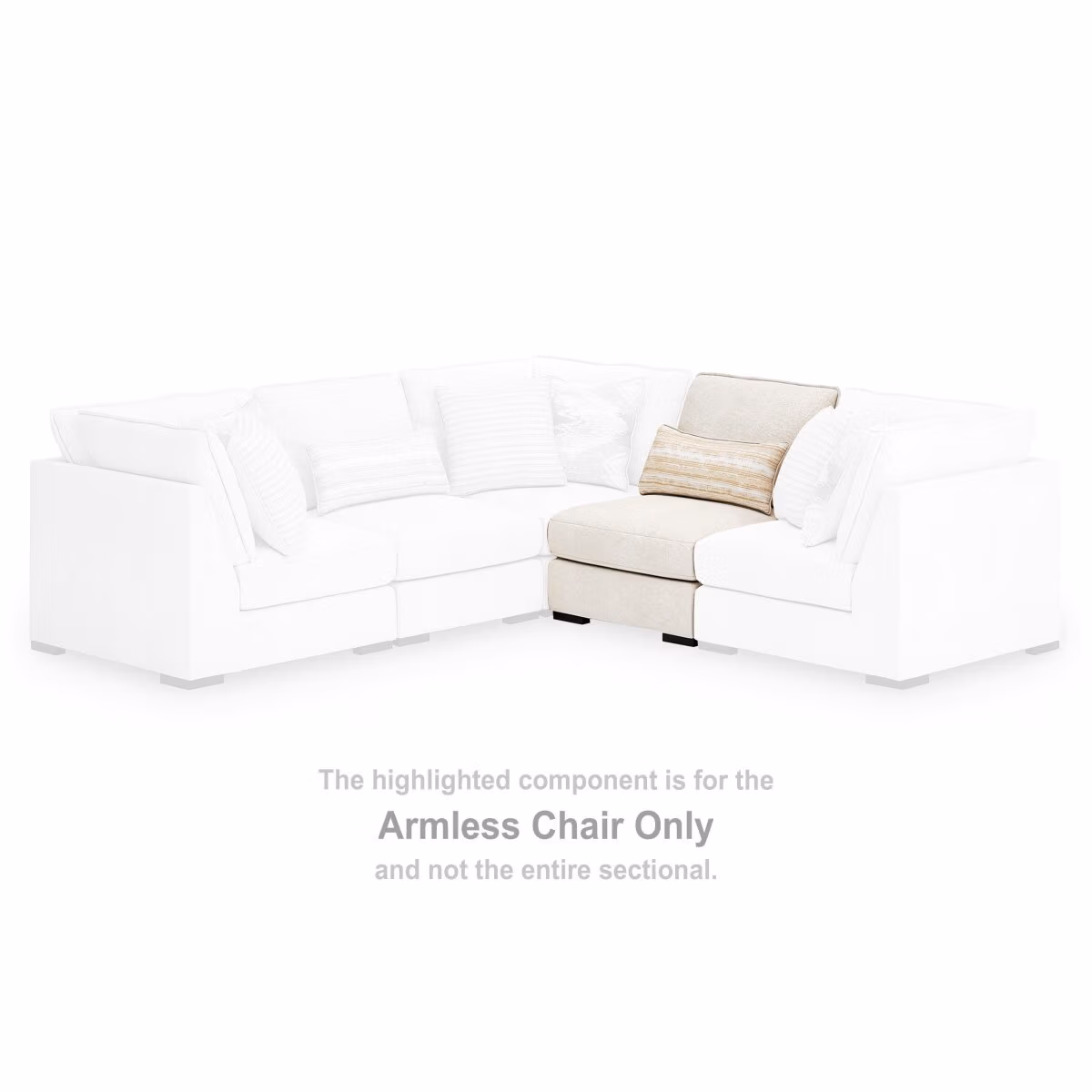 Donelson Creek Armless Chair - Image 3