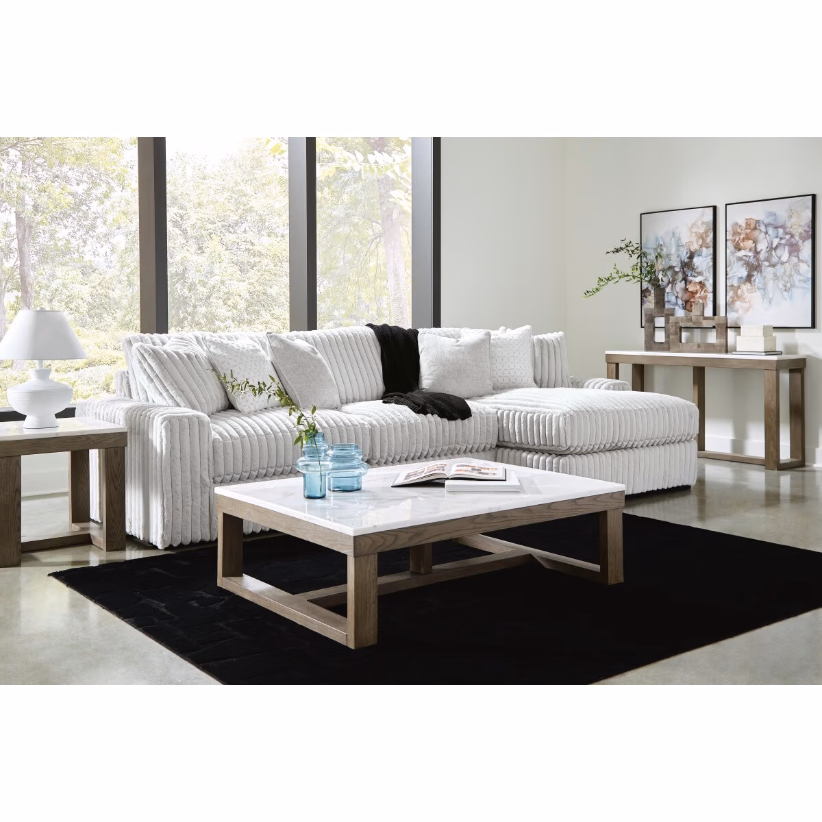 Stupendous 2-Piece Sectional with Chaise - Image 4