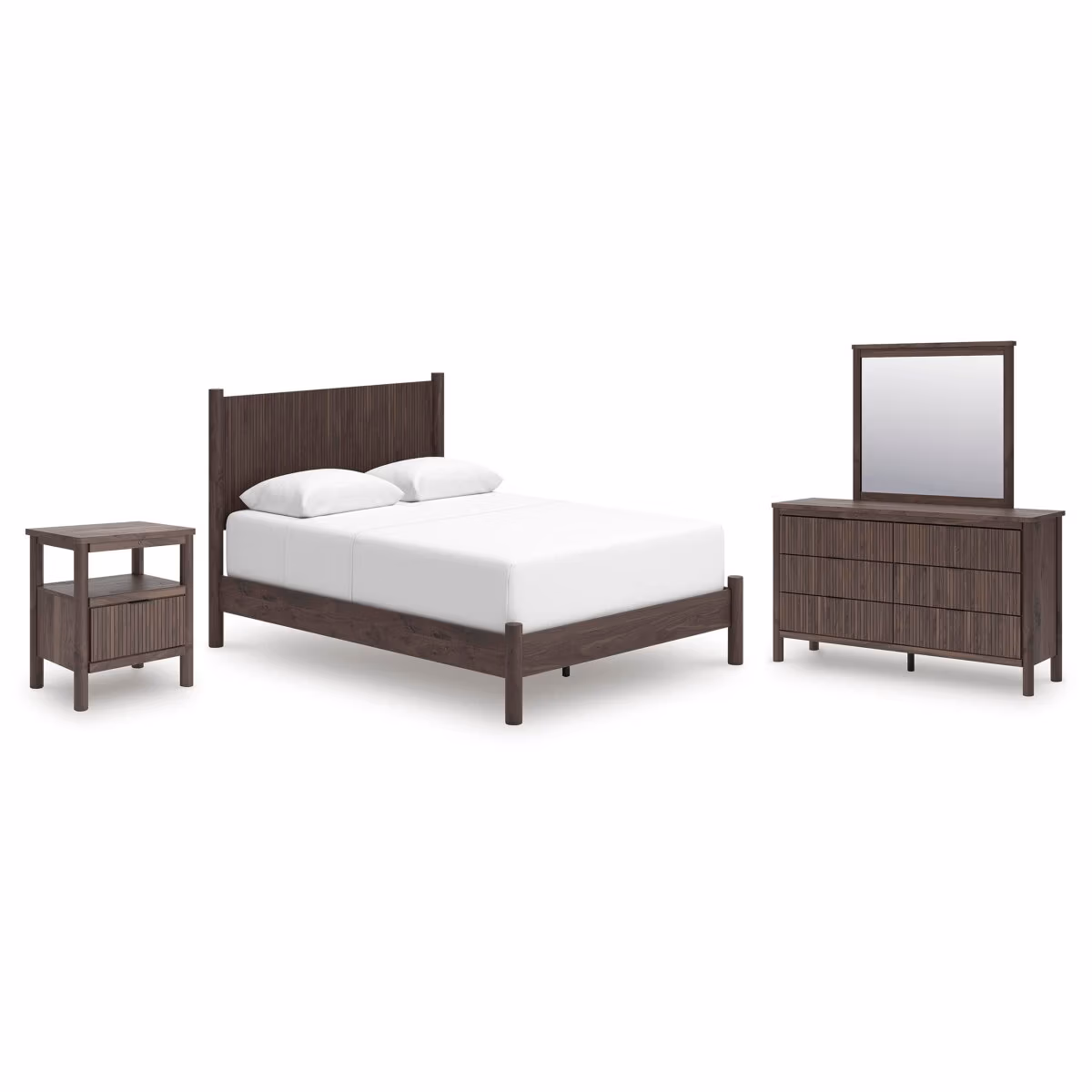 Pamytta Queen Panel Bed, Dresser, Mirror and Nightstand - Image 2