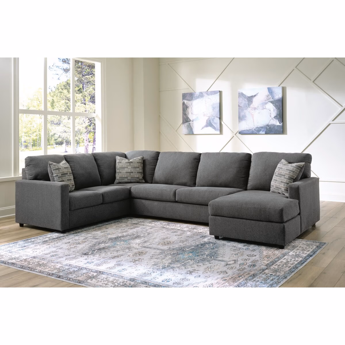 Edenfield 3-Piece Sectional with Chaise - Image 3