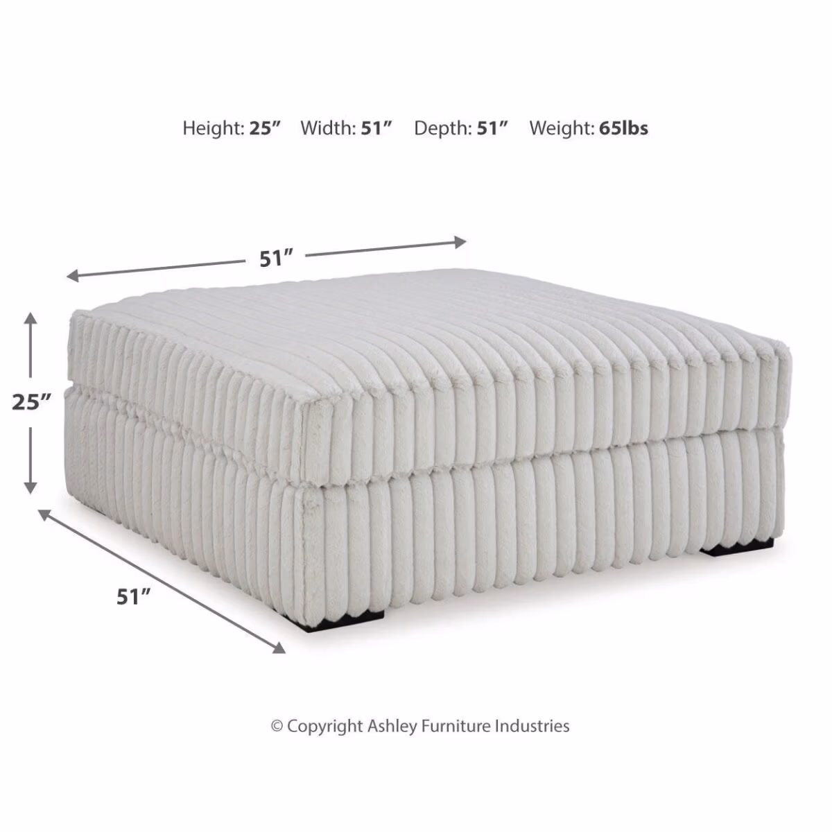 Stupendous Oversized Accent Ottoman - Image 6