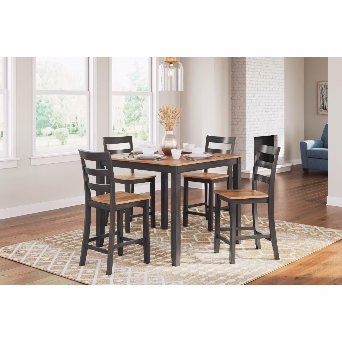 Gesthaven Counter Height Dining Table and 4 Barstools (Set of 5) - Image 3