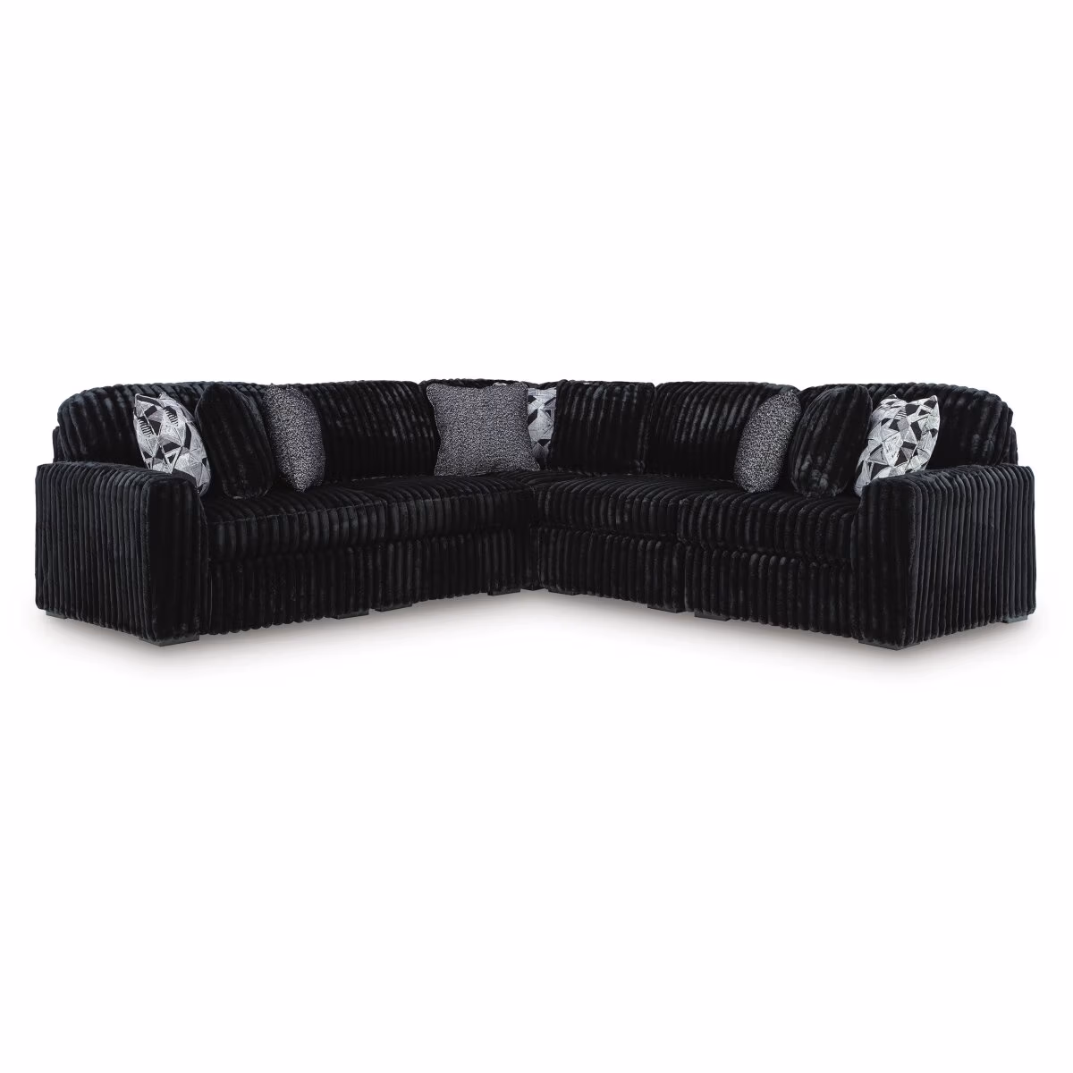 Midnight-Madness 5-Piece Sectional - Image 2