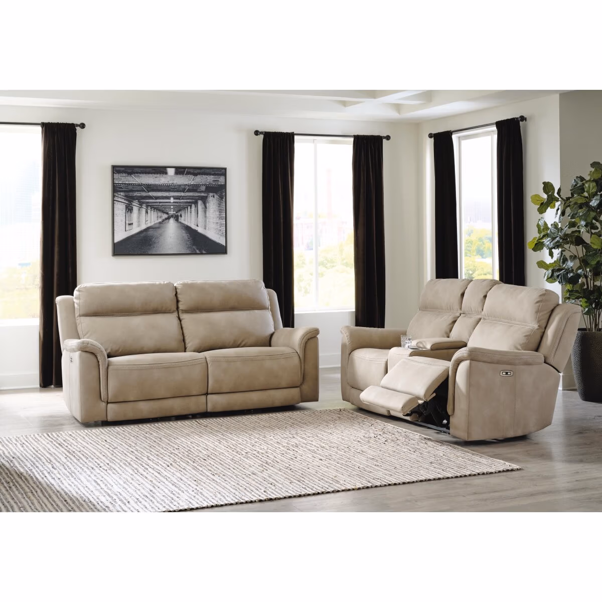 Next-Gen Durapella Power Reclining Sofa and Loveseat - Image 2