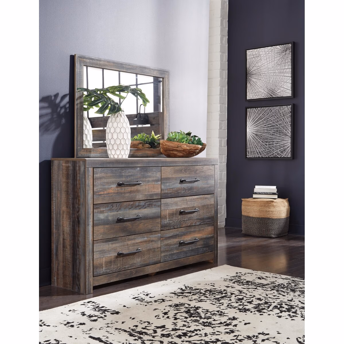 Drystan King Storage Bed, Dresser, Mirror and Chest - Image 9