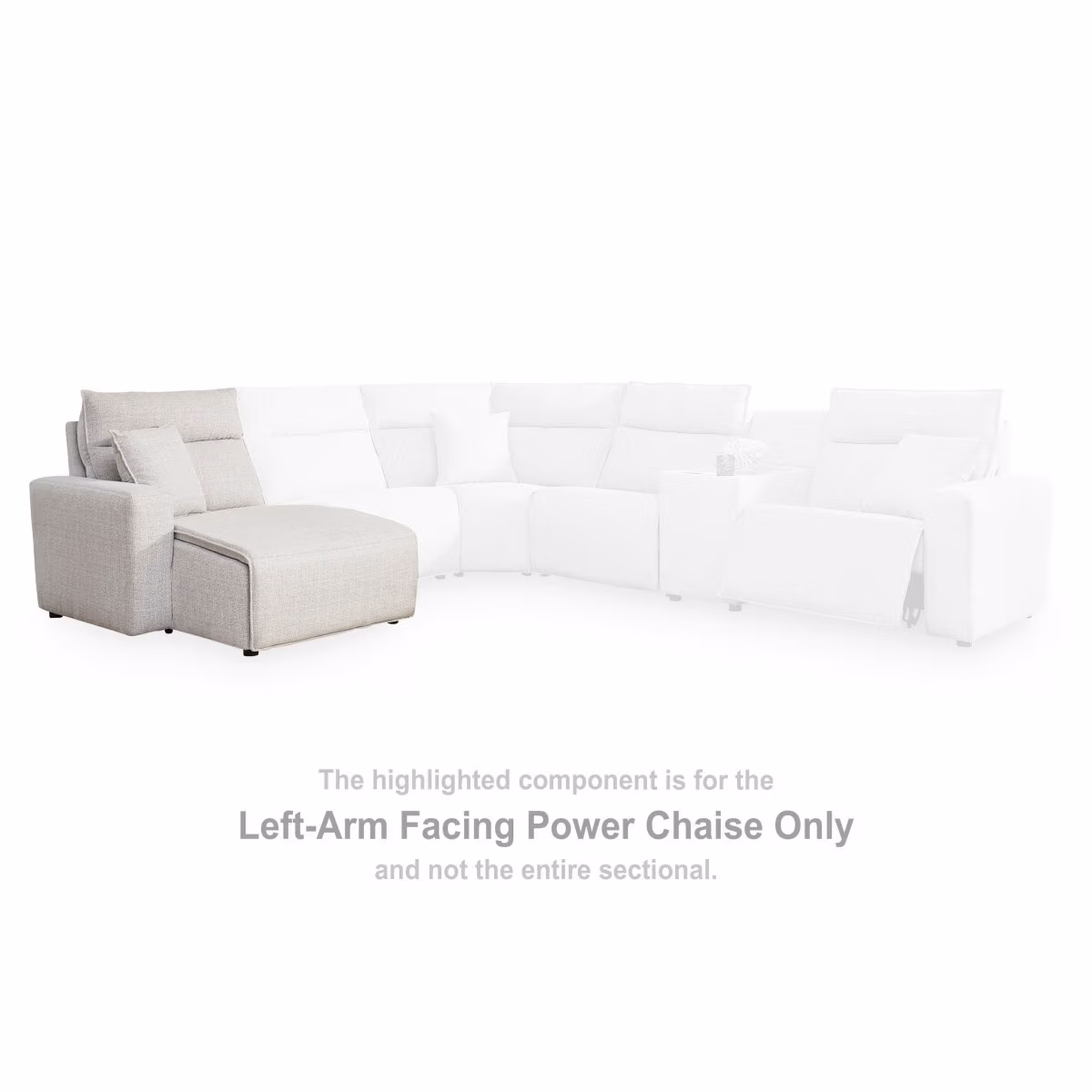 Modmax II Left-Arm Facing Power Chaise - Image 3