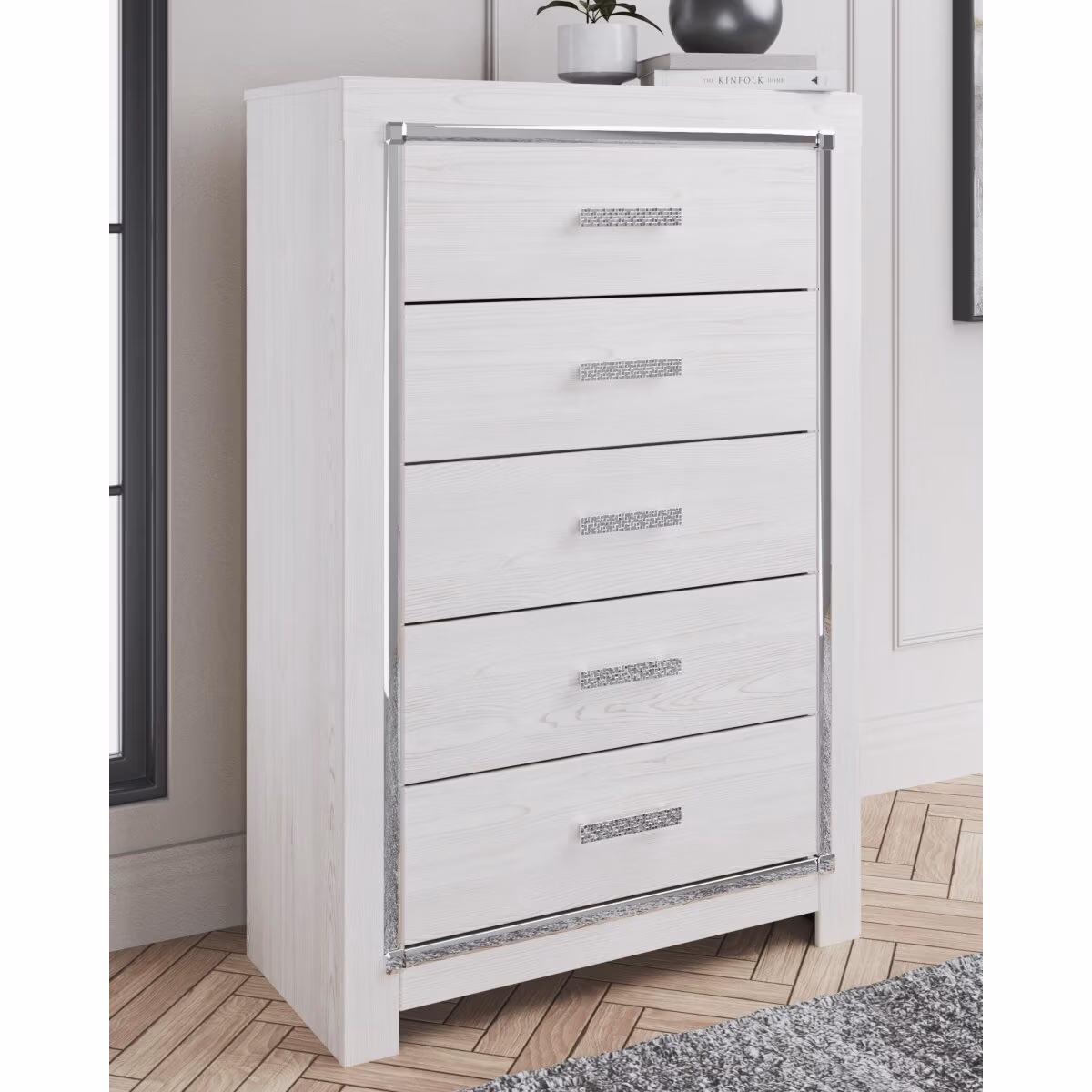 Altyra King Panel Bed, Chest and 2 Nightstands - Image 23