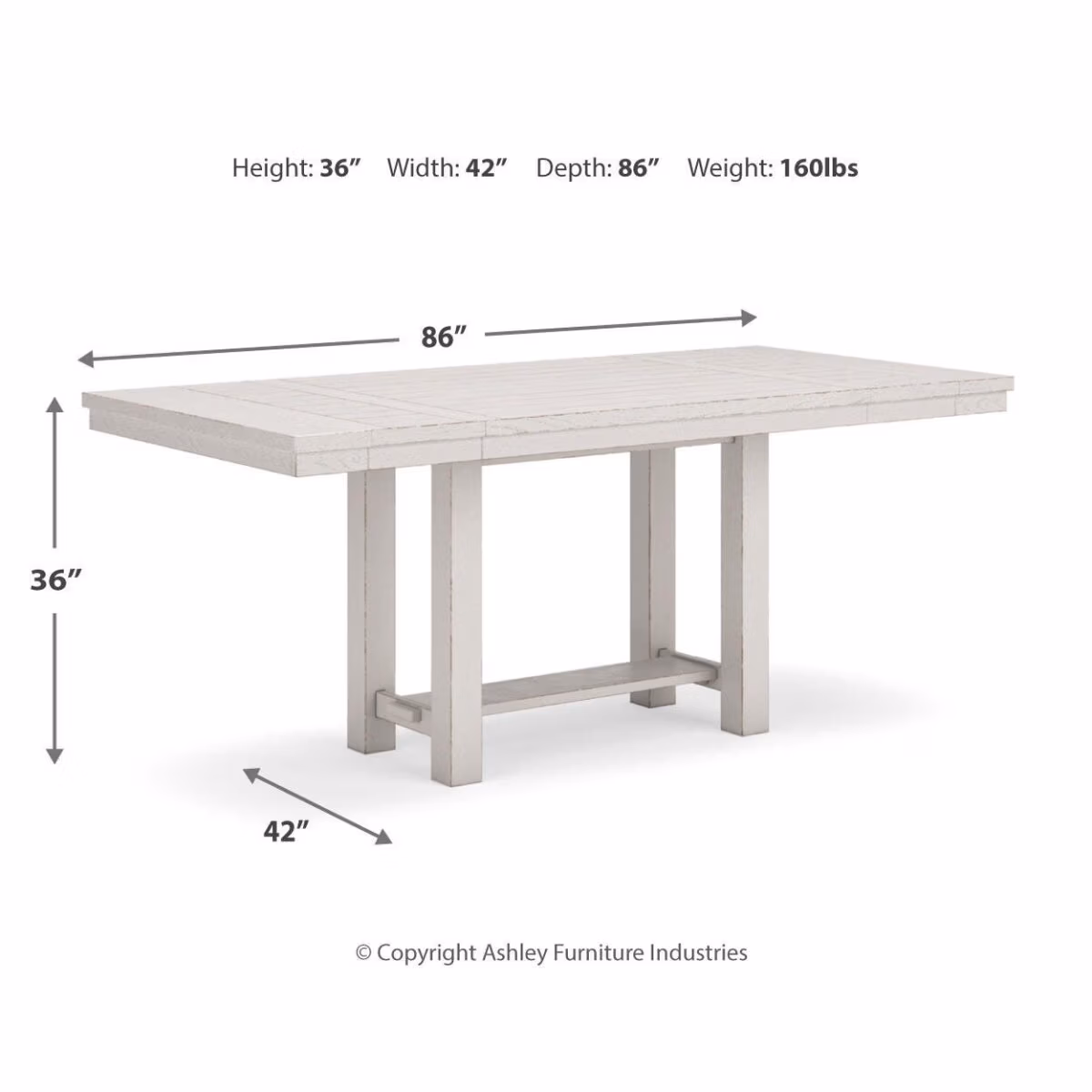 Robbinsdale Counter Height Table and 8 Barstools - Image 10