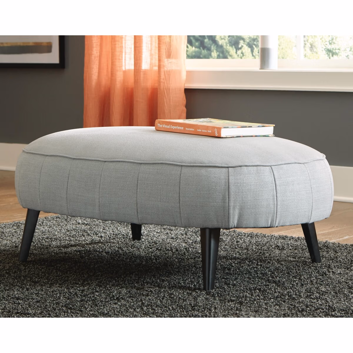 Hollyann Oversized Accent Ottoman - Image 3