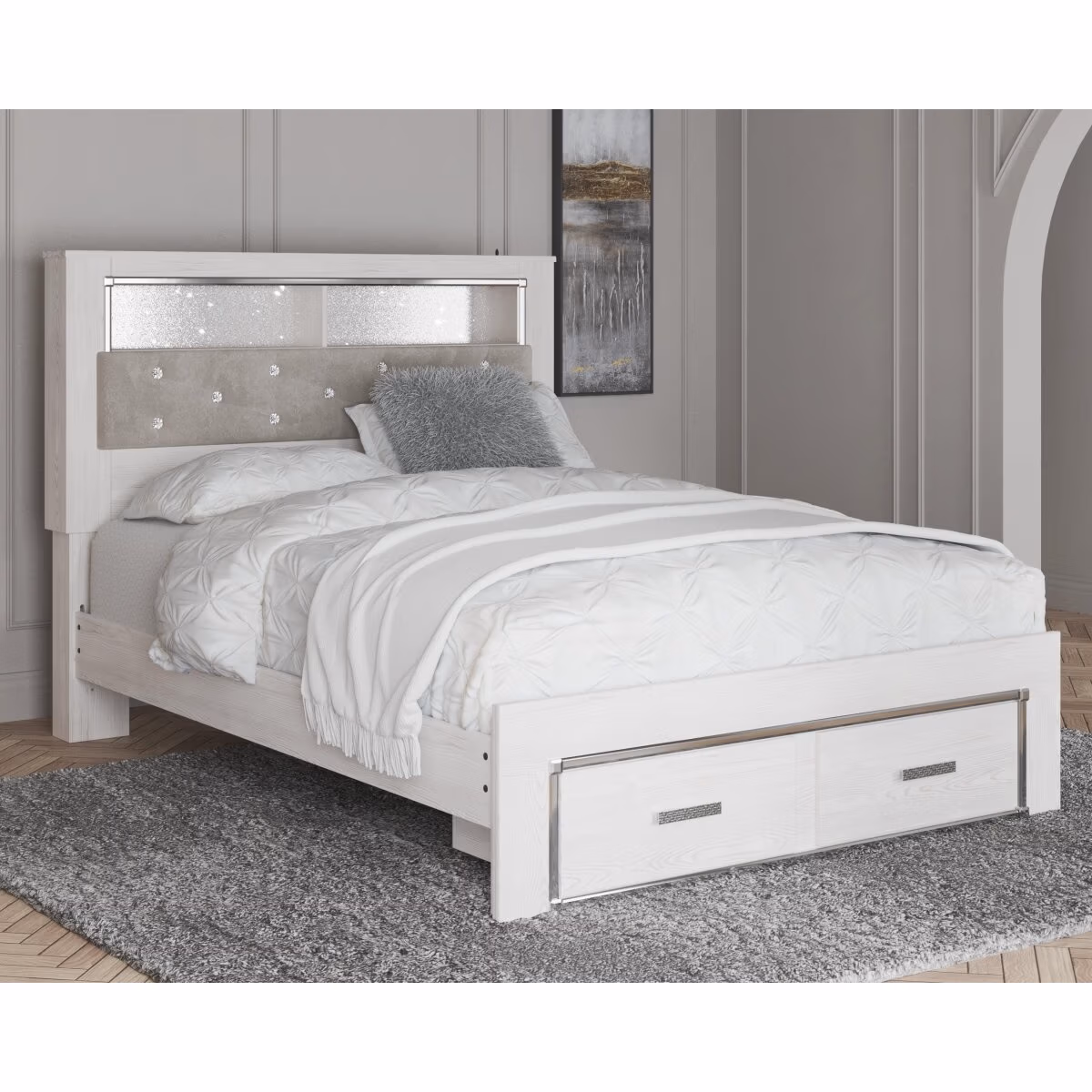 Altyra Queen Panel Storage Bed, Dresser, Mirror and Nightstand - Image 29