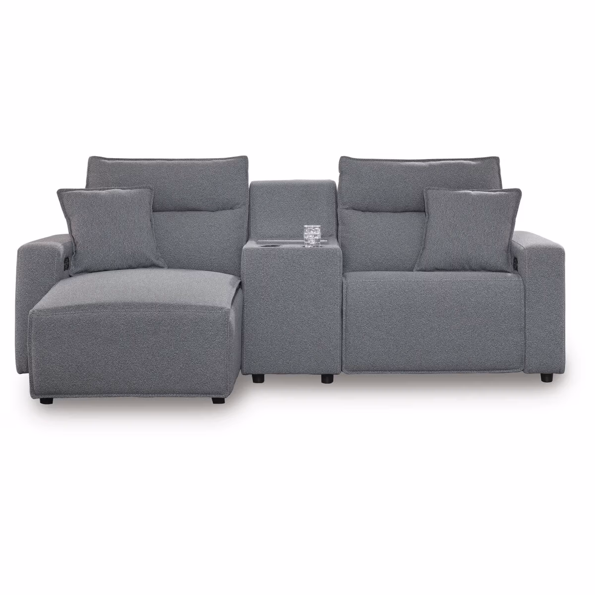 Modmax II 3-Piece Power Reclining Sectional with Chaise and Console - Image 2