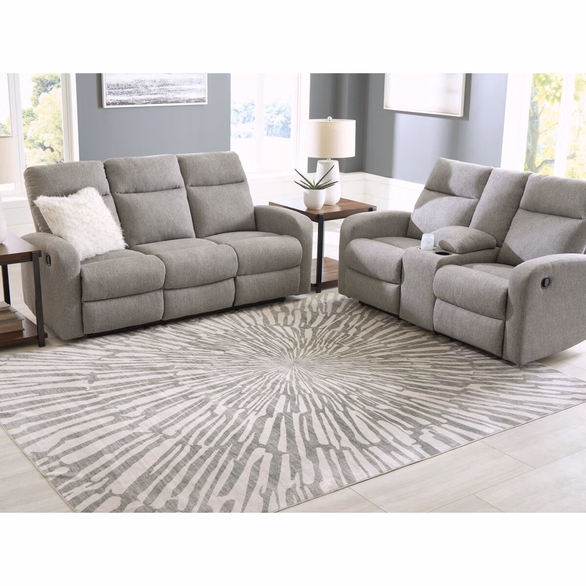 Verland Washable 7'6" x 9'6" Area Rug - Image 3