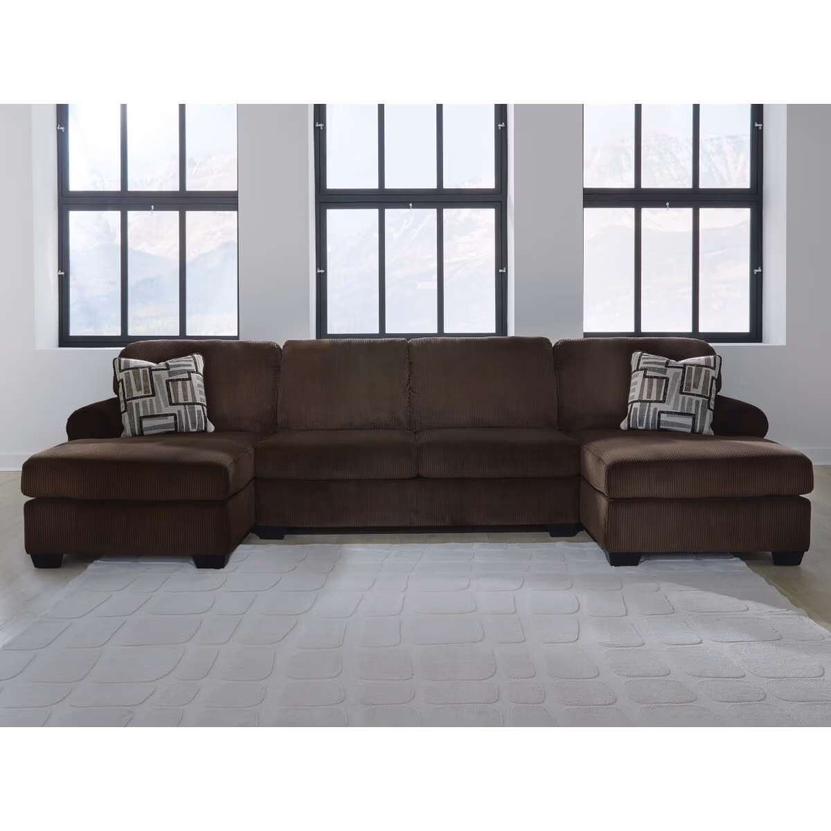Kimlee 3-Piece Sectional with Double Chaise - Image 3