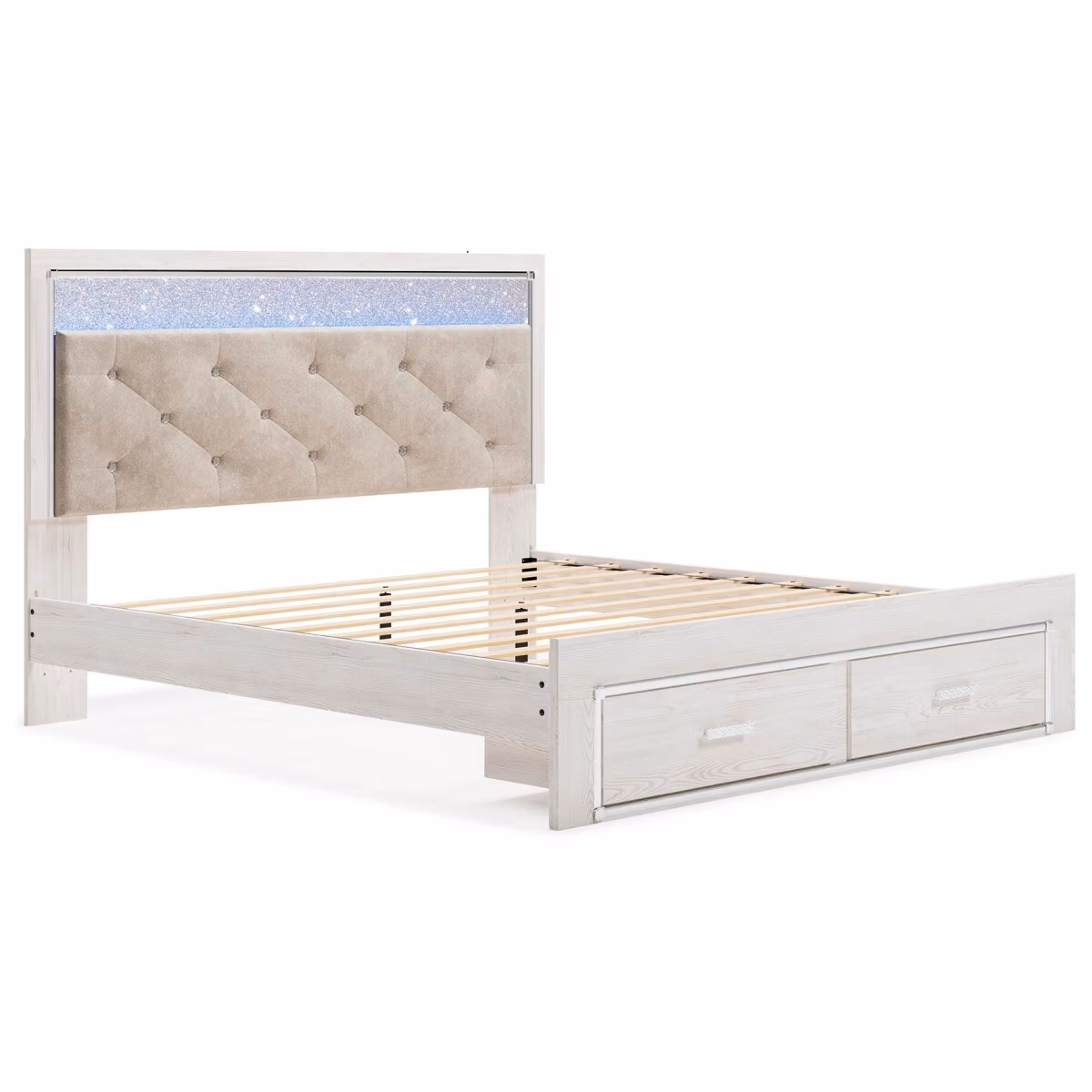 Altyra King Upholstered Storage Bed, Dresser, Mirror, Chest, and Nightstand - Image 11