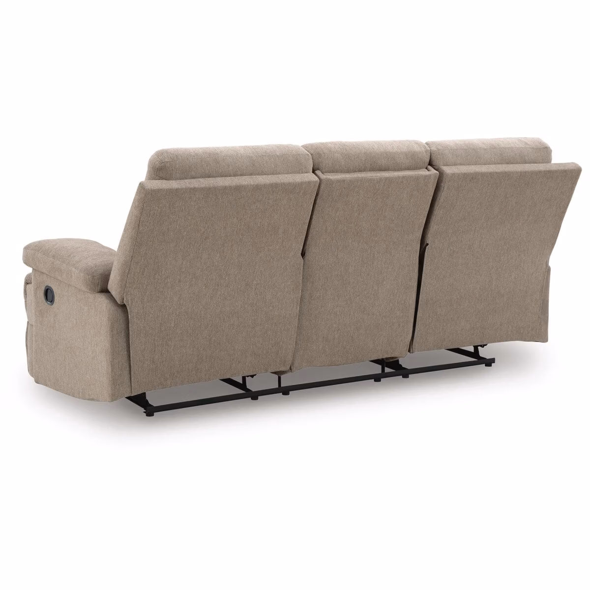 Side-Swipe Reclining Sofa with Drop Down Table - Image 8