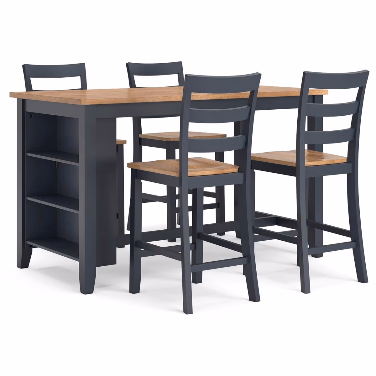 Gesthaven Counter Height Dining Table and 4 Barstools - Image 3