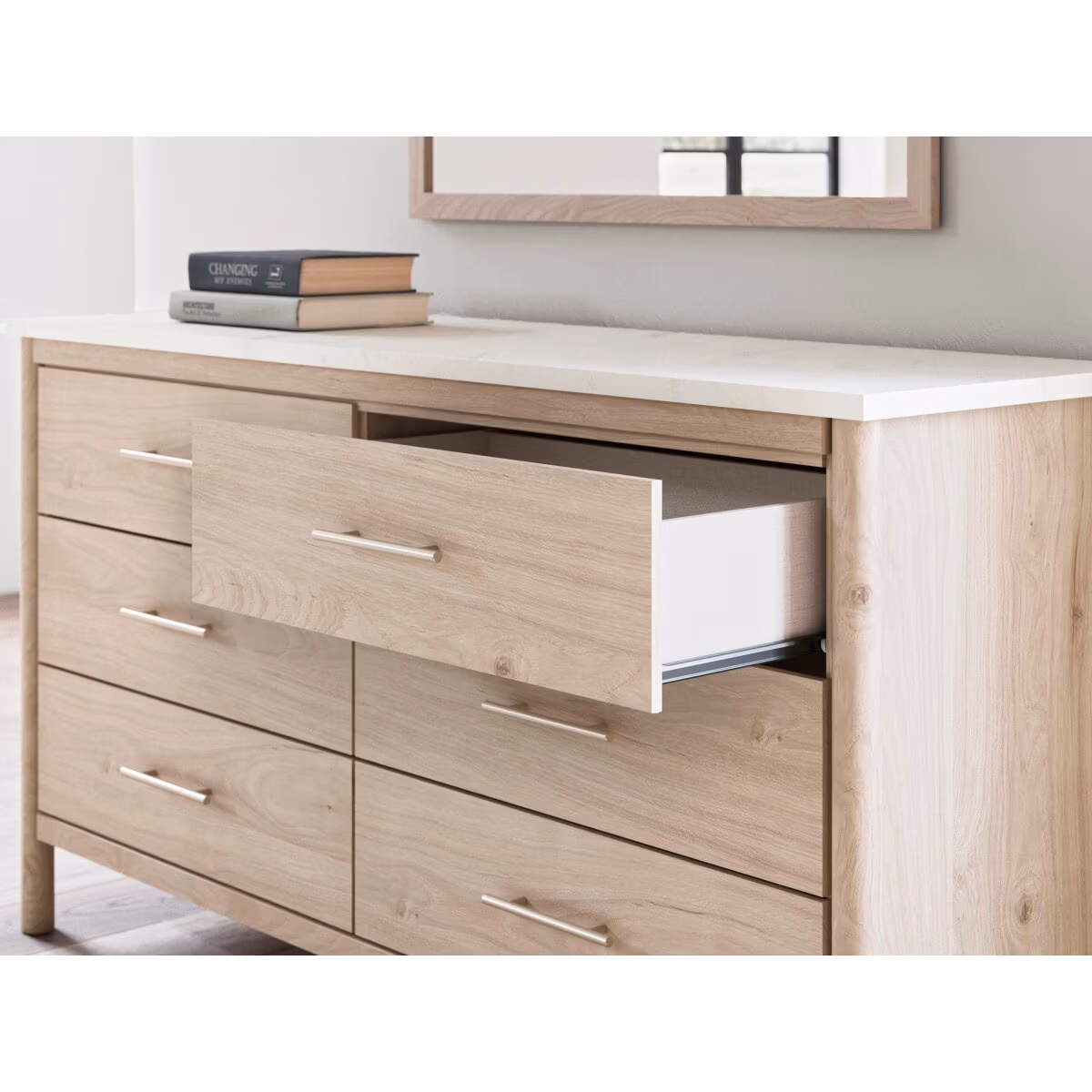 Cadmori Queen Panel Bed, Dresser, Mirror and Nightstand - Image 24