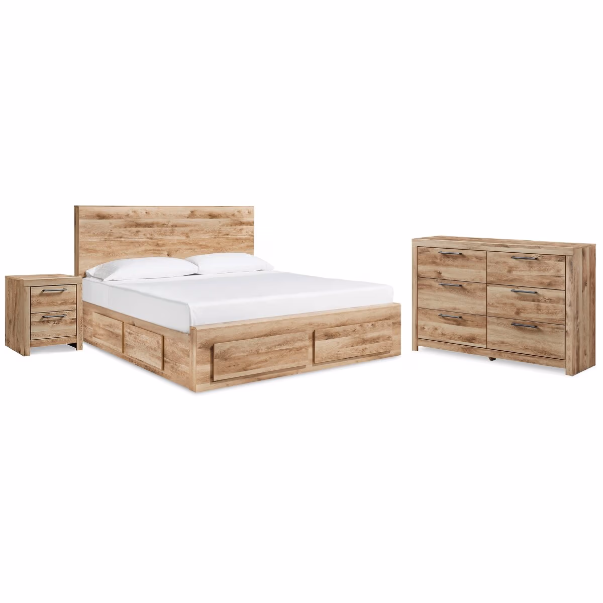 Hyanna Queen Storage Bed, Dresser and Nightstand - Image 2