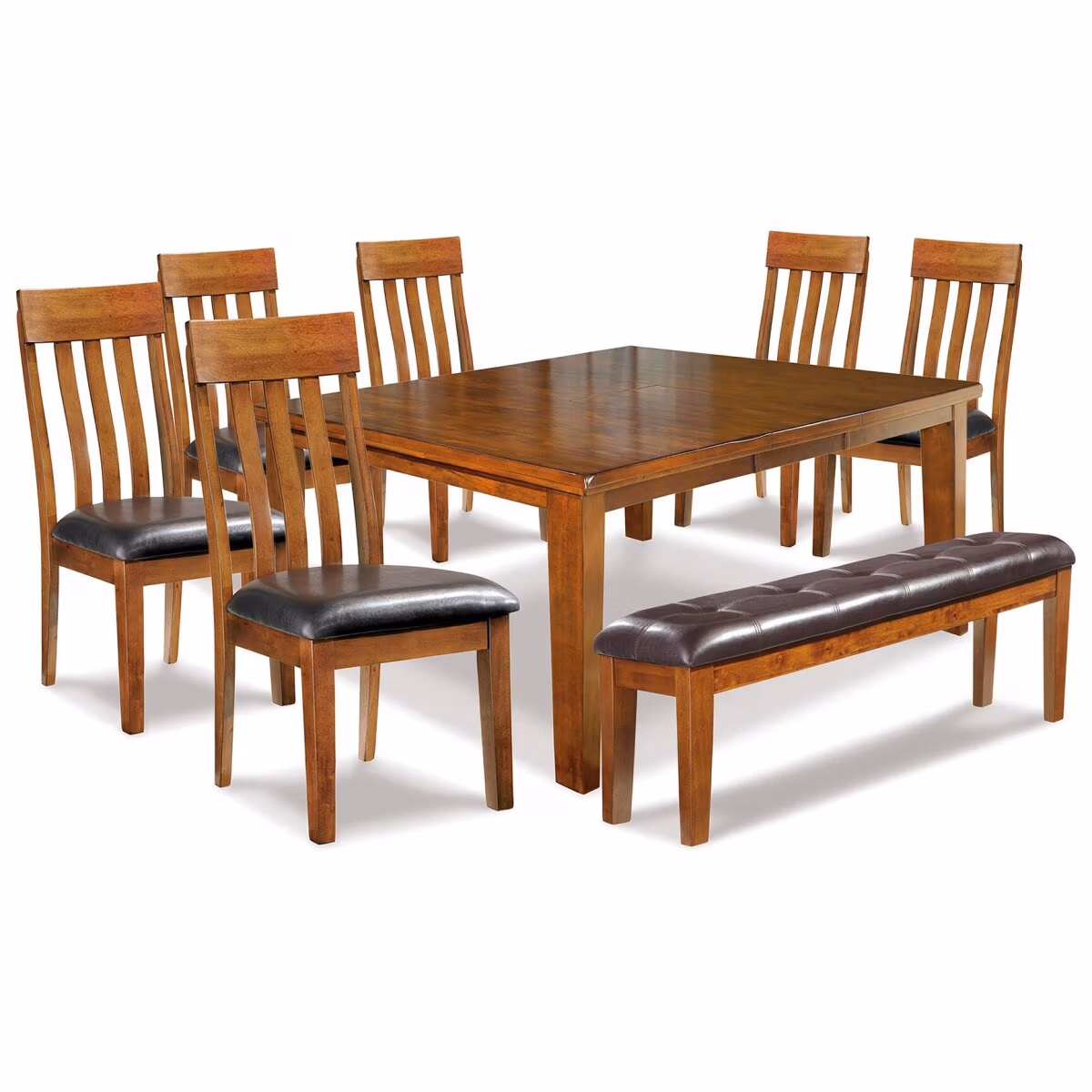 Ralene Dining Table and 6 Chairs and Bench - Image 2