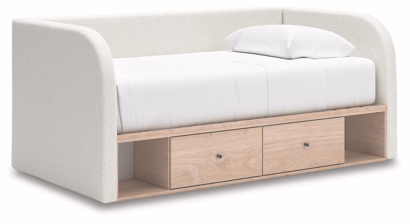 Arloster Full Upholstered Day Bed with Storage